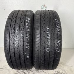 2 Tires 225 40 19 Bridgestone Turanza Ls100a Run Flat High Tread 