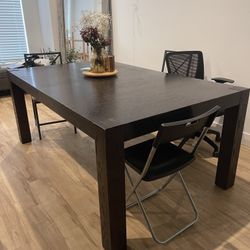 Large Dining Table With Inserts