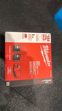 Milwaukee M12 batteries and charger