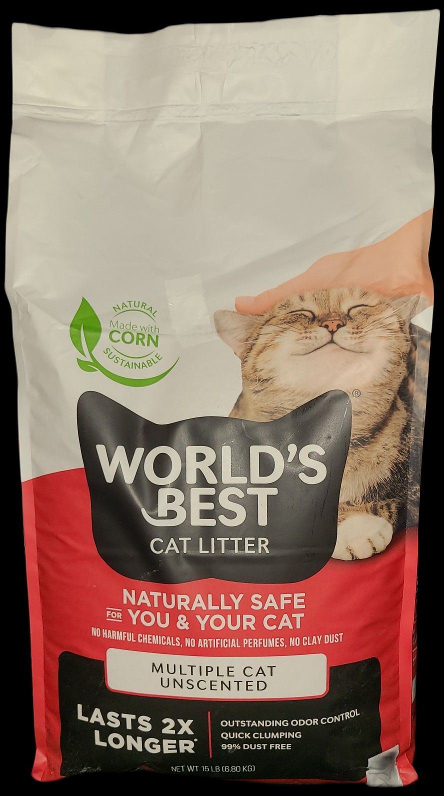 World's Best Multi-Cat Litter 15lbs Bag 