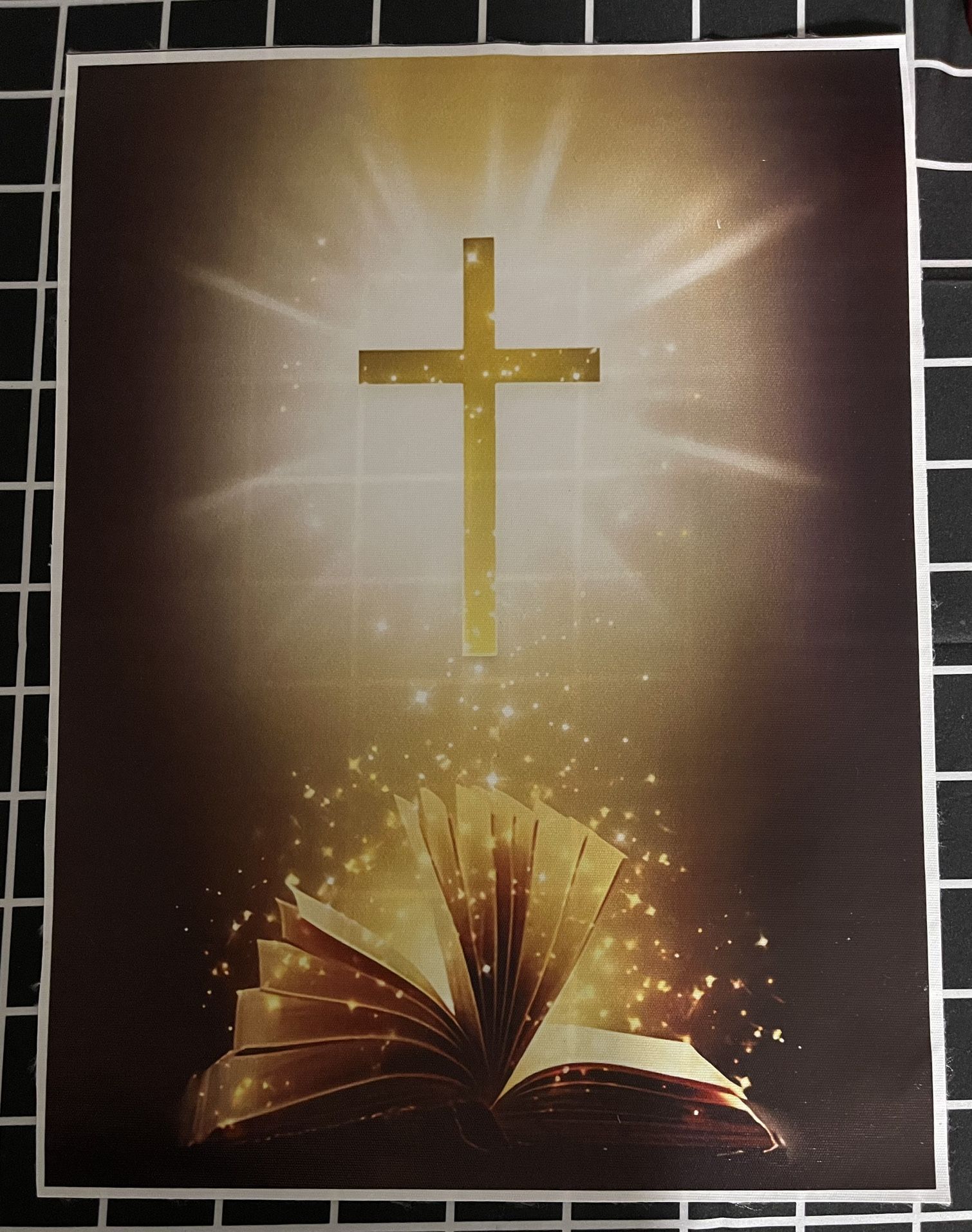 Cross Canvas Poster