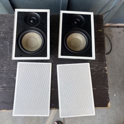 Moderno THX M6 6.5” In-Ceiling / In-Wall Speakers – Pair – Tested & Working