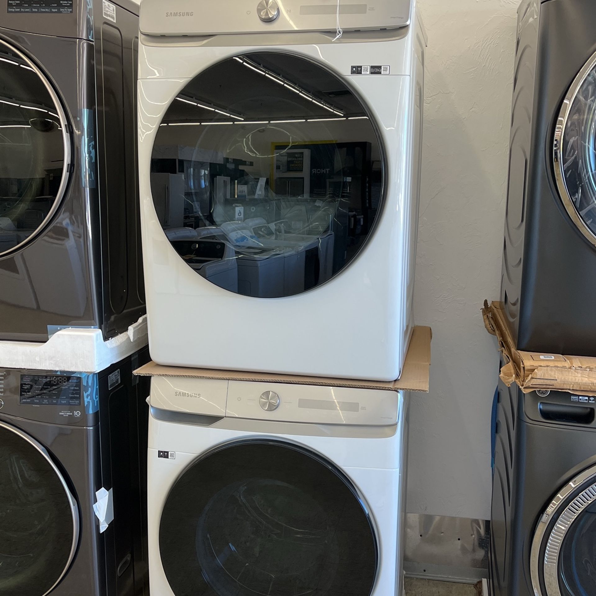New Samsung Front Load Washer And Gas Dryer Financing Available With $10 Down