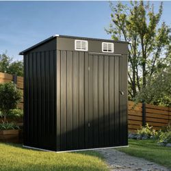 [brand New] Outdoor Storage Shed 5x3FT Heavy Duty Metal Tool Sheds Storage