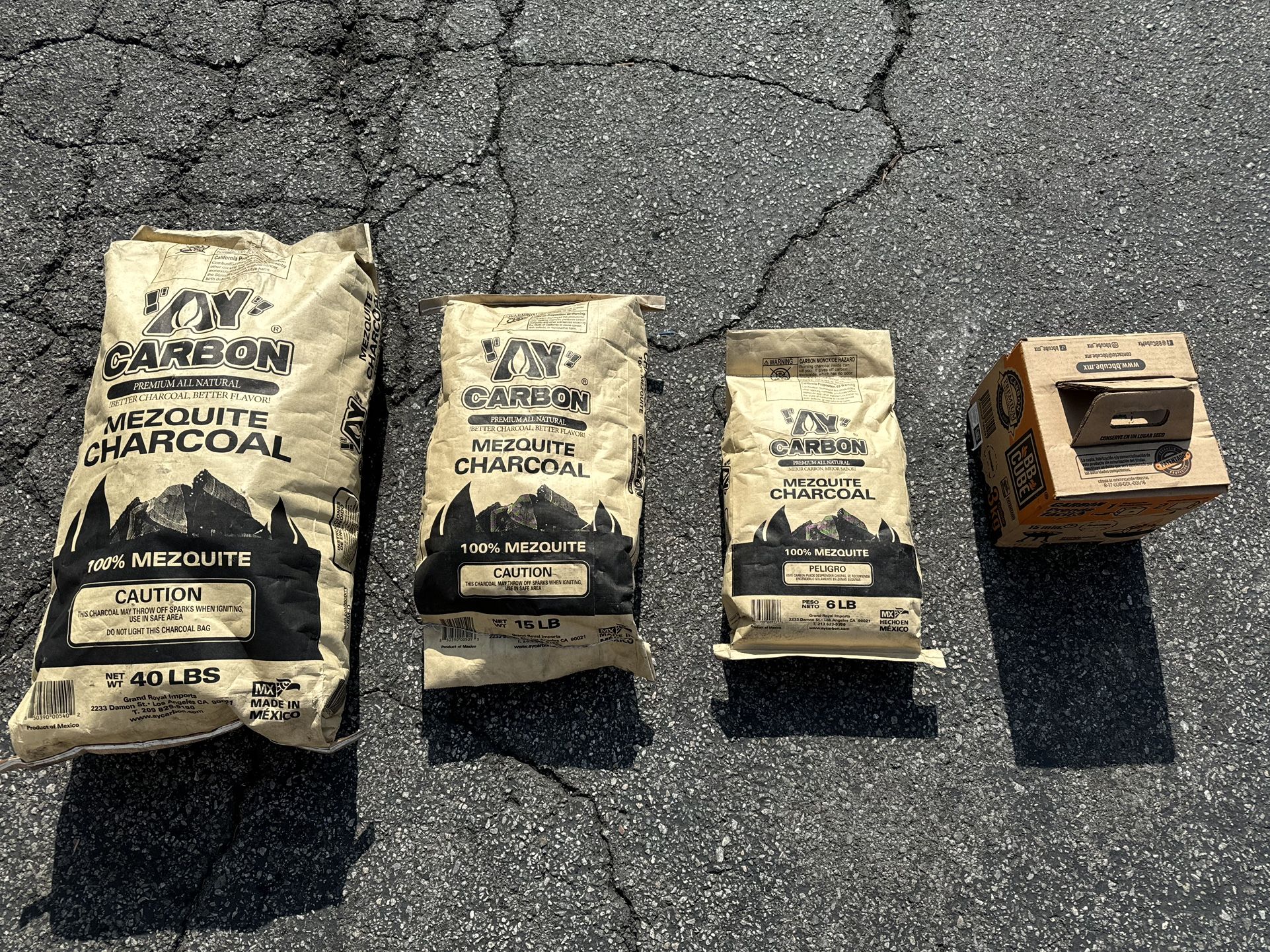 Ay Carbon Hard Wood Lump Mesquite Charcoal
