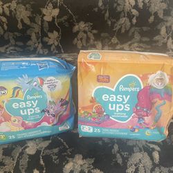 Easy Ups Pampers  training Size 2t-3t