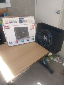 Dual TBX10A 10" Powered Car Subwoofer