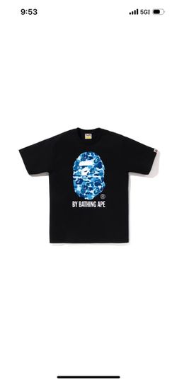 Blue camo bape shirt