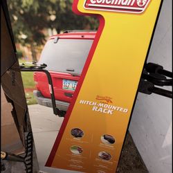 New. Coleman Hitch Mounted Bike Rack.