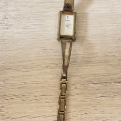 Timex womens gold watch