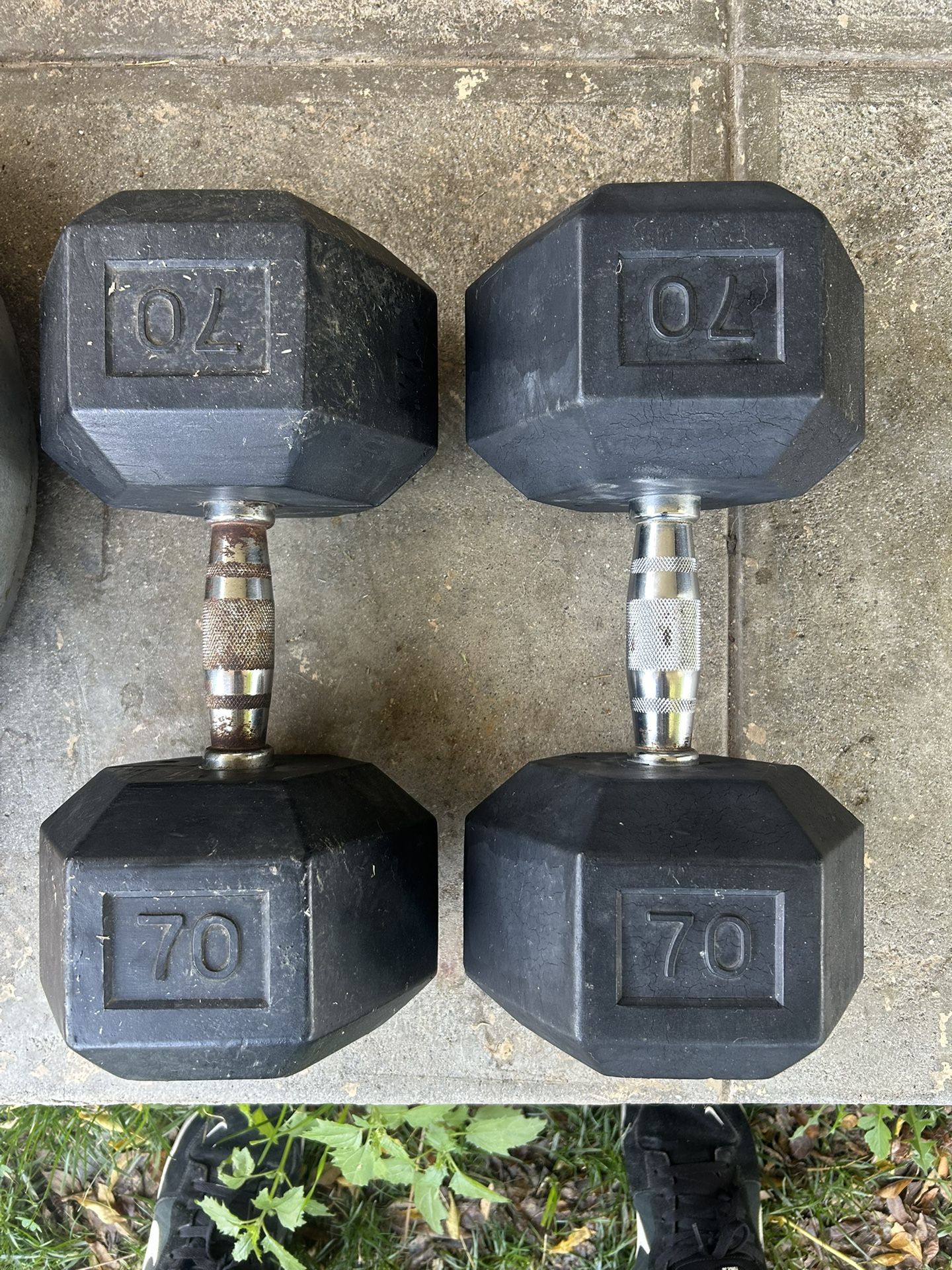Rubber Dumbbells 