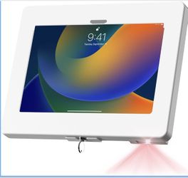 iPad Wall Mount with Barcode Scanner – CTA Anti-Theft Tablet Enclosure with Honeywell Barcode Scanner for iPad 10.9" 10th Gen, 11 (A16), Pro 11", Air 