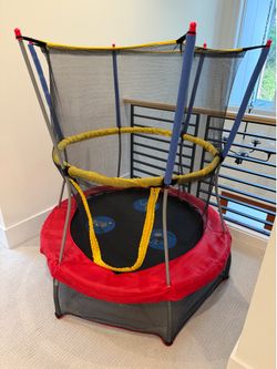 Skywalker 48" Kids Mini Trampoline with Enclosure