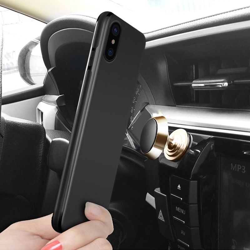 Iphone X magnetic case(dark blue)