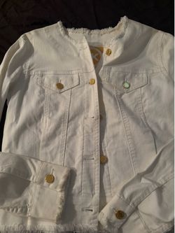 Michael Kors Jean jacket white size small