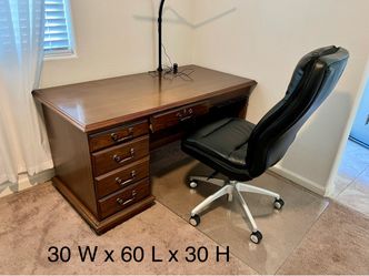 Office table with chair