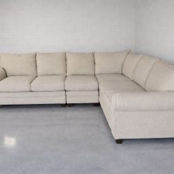 BASSET BRAND L SHAPE SECTIONAL SOFA - EXCELLENT CONDITION 