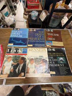 Vintage LOOK Kennedy Magazines, all included