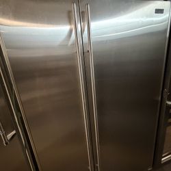 48” Sub Zero Built In Stainless Steel Refrigerator 