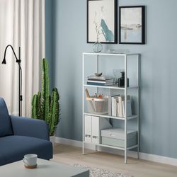 IKEA BAGGEGO Shelf Unit, metal/white