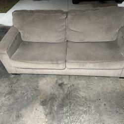 Modern Gray Fabric Sofa