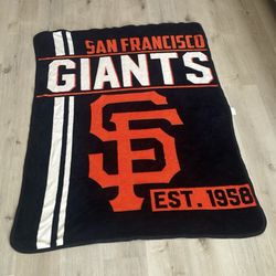 SF Giants OFFICIAL Major League Baseball, Walk Off 46x 60 Micro Raschel Throw
