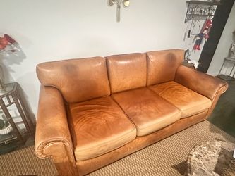Leather couch