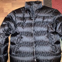 Dior Oblique Puffer Jacket Sz 50 