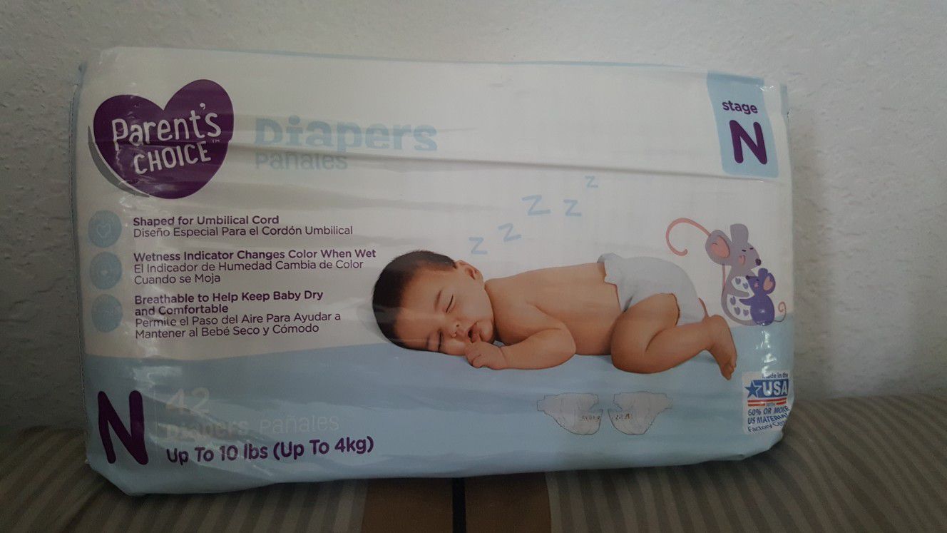 42ct newborn diapers