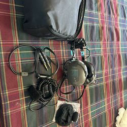 Pilot Avionics Pilot PA 11-40 General Aviation Headset Untested