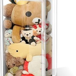 1 Pack Extra XXXXX-Large Tall Boot Storage 13.8”x 12.2”x 23.6" Acrylic Display Case Long Tall Boot Shoe Storage Box Clear Giant Figure Collection Show