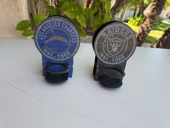 Chargers and Raider napkin salt and pepper holder 5.00 each