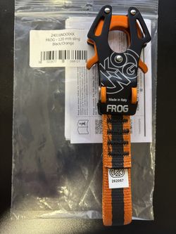 KONG FROG Directional Connector 120mm Sling 23kN Black Orange