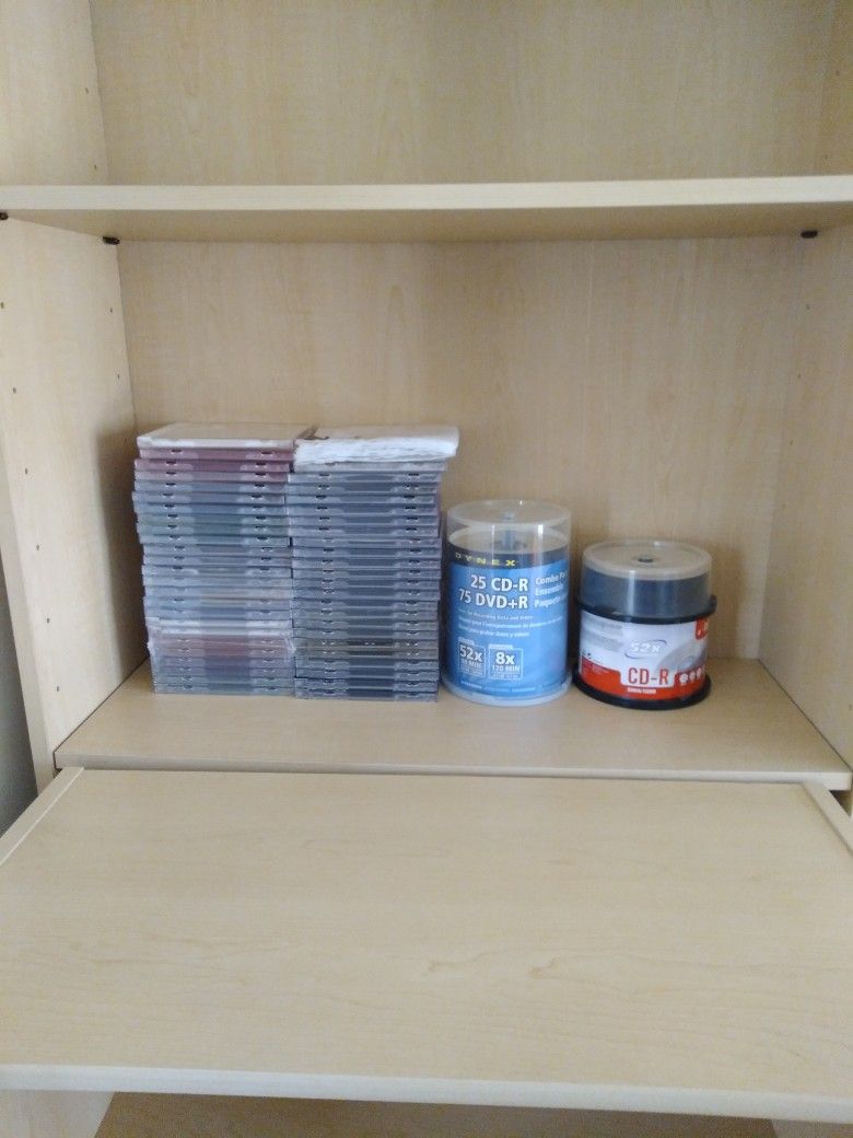 DVD-R, CD-R disc's And Cases