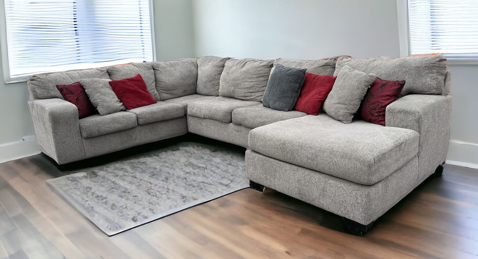 Grey Ballinasloe Sectional Couch… Delivery Available!