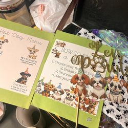 Dog Themed Birthday Party Items 