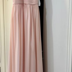 AZAZIE IMAN Rose A-Line Ruched Chiffon Dress