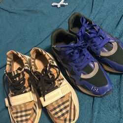 Burberry & Versace shoes size 10