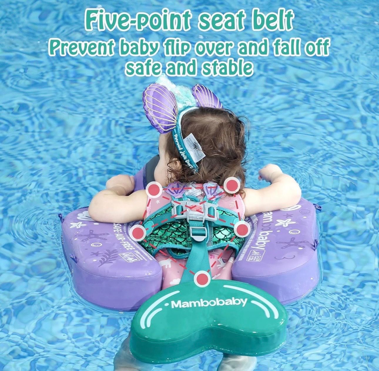 Mambobaby Mermaid Pool Float Great Condition Lightly Used