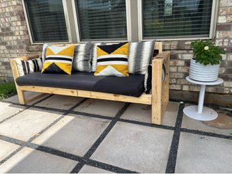 Wooden bench