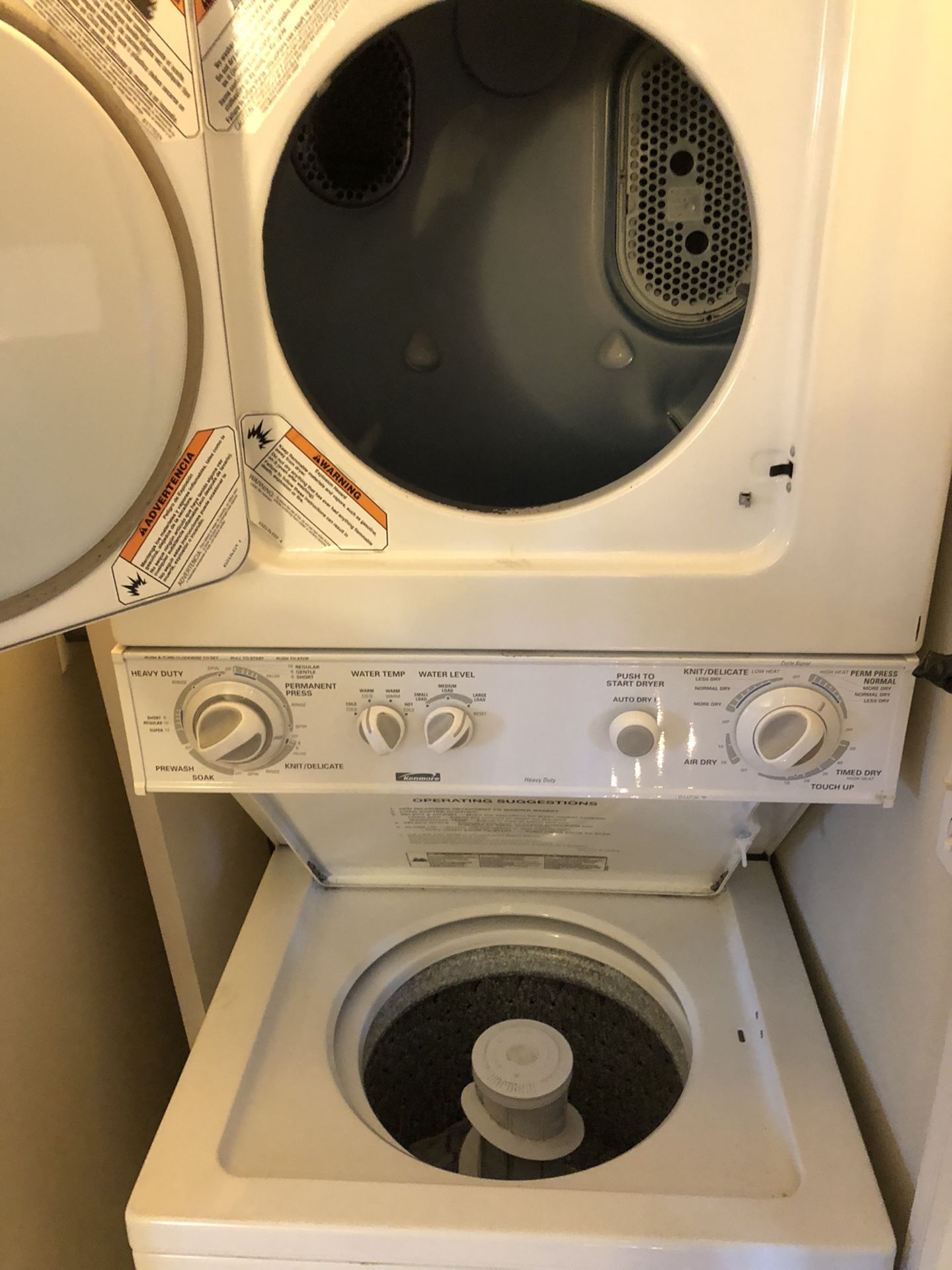 Kenmore Stacked Washer/Dryer Combo Laundry Center for Sale in Snohomish