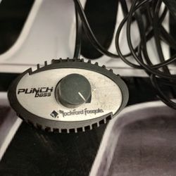 Old School Rockford Fosgate Punch Amplifier Bass Knob