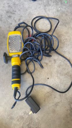 PowerZone ORCRTLLED526 Work Light, LED Lamp, 120 Lumens, 30 ft L Cord, Yellow