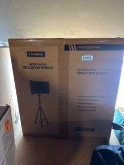 [333]. Aokeo Studio Recording Microphone Isolation Shield