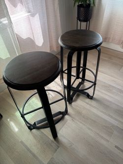 Industrial Bar Stools Set of 4