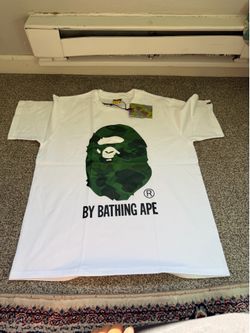 White and green bape shirts