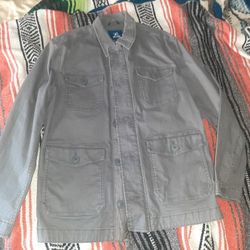 NEW💥GEORGE JACKET MULTI POCKET,ZIP UP BUTTON UP GREY SIZE L 42-44 💥8
