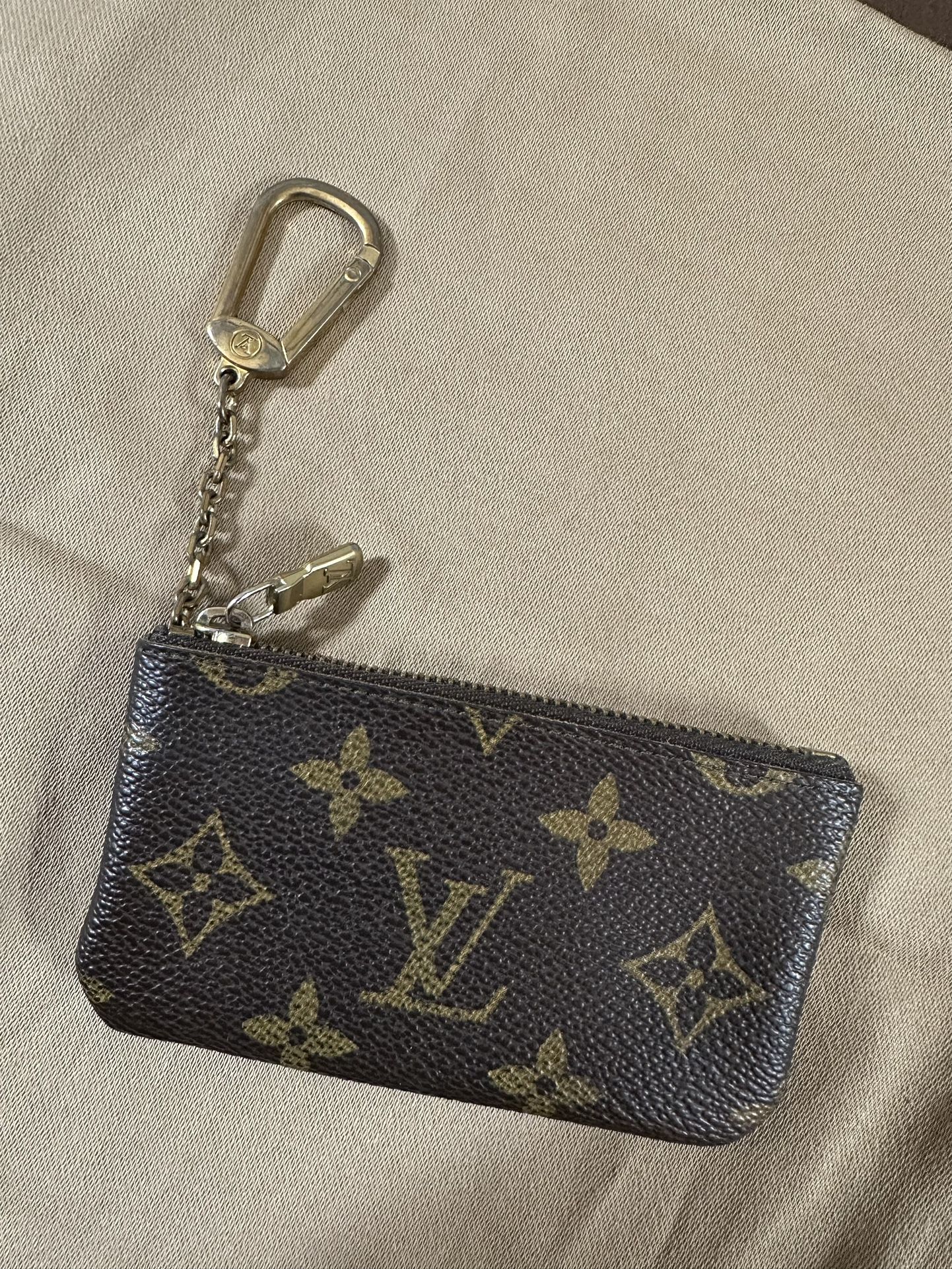 LOUIS VUITTON Monogram Pochette Cles Coin Purse