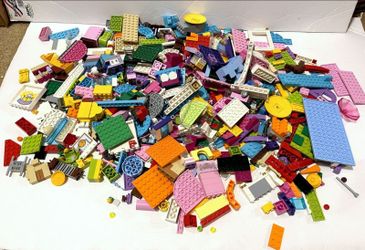 Lot of 3lbs LEGO TOY in GIRLY COLORS