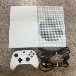 Microsoft 1681 1TB Xbox One S White  With Controller 